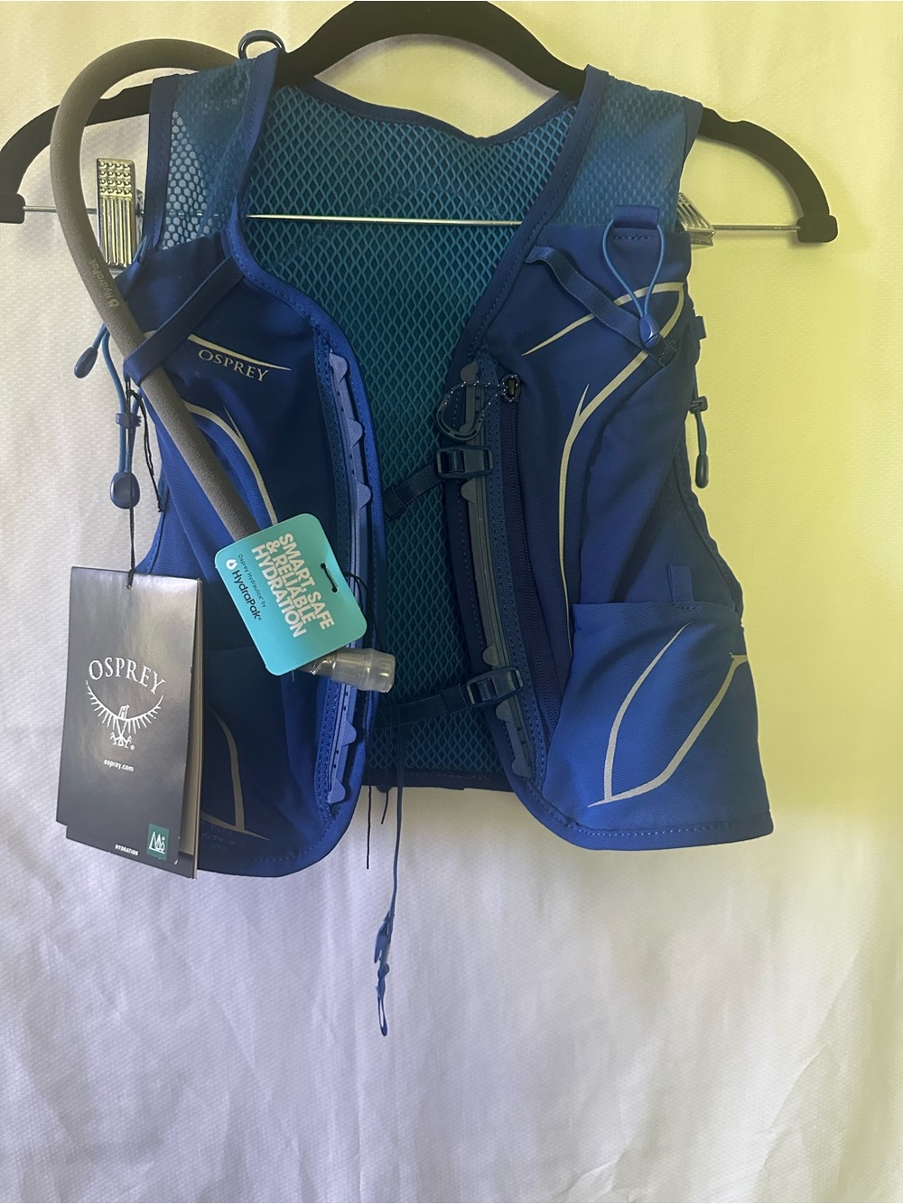 Osprey Duro 1.5 Hydration Running Vest Blue Men’s Small NWT Hydrapak